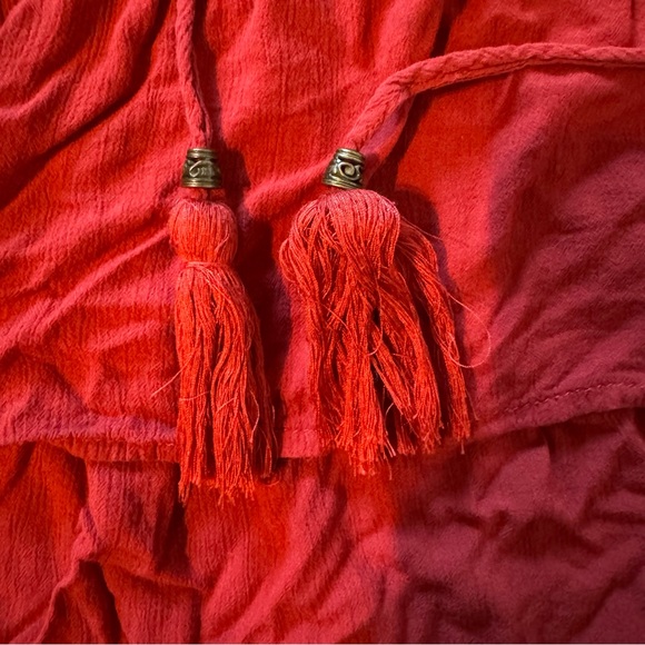 Knox Rose Burgundy Flowy Bohemian Top - Picture 9 of 9